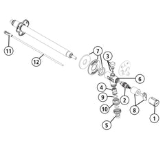 Kemper Frost-free outdoor tap Wall thickness 150 to 415 mm Chrome