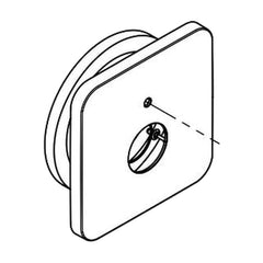 Kludi onderdeel 7329605-00 (tekening)