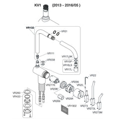 Vola Onderdelen KV1 (4e generatie) van 01/2013-06/2016