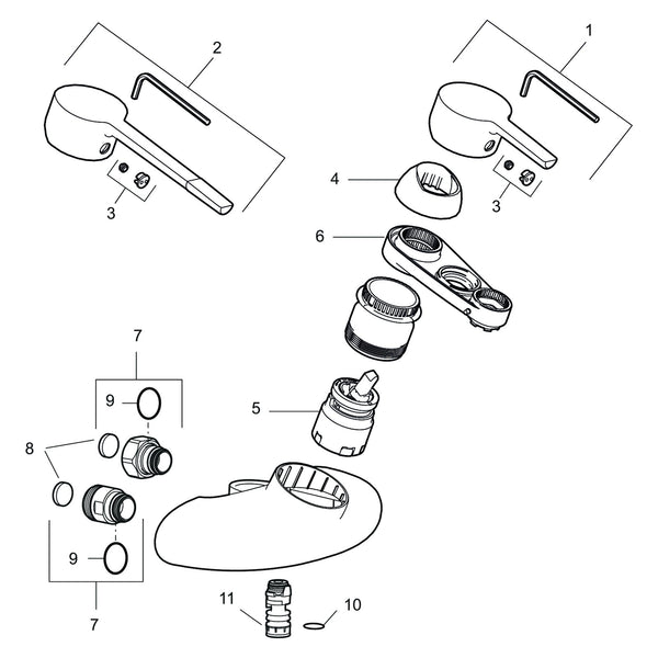 Mora O-ring 18,1 x 1,6 mm voor MMIX en Mora Cera mengkranen, 2 stuks 129131.AE