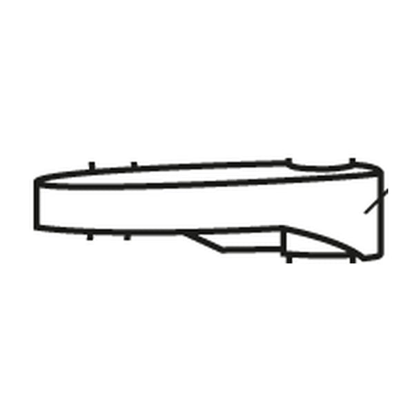 Mora zeephouder voor glijstang Ø18 mm, transparant, Mora Cera douchesystemen 130908.AE