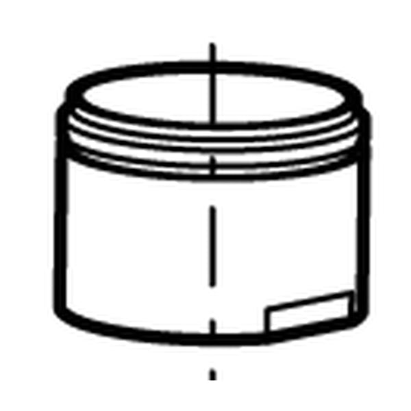 Mora perlatorhuis M24 buitendraad, 13 mm, chroom 131413.AE