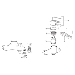 Mora perlatorhuis M24 buitendraad 15 mm, chroom 131415.AE