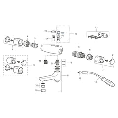 Mora Cera T4 douchethermostaat, hartmaat 40 mm, leidingaansluiting boven, douche-aansluiting onder, 