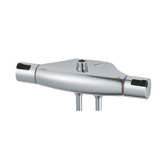 Mora Cera T4 douchethermostaat, hartmaat 40 mm, leidingaansluiting onder, douche-aansluiting boven, 