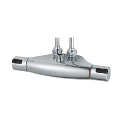 Mora Cera T4 douchethermostaat, hartmaat 40 mm, leidingaansluiting boven, douche-aansluiting boven, 