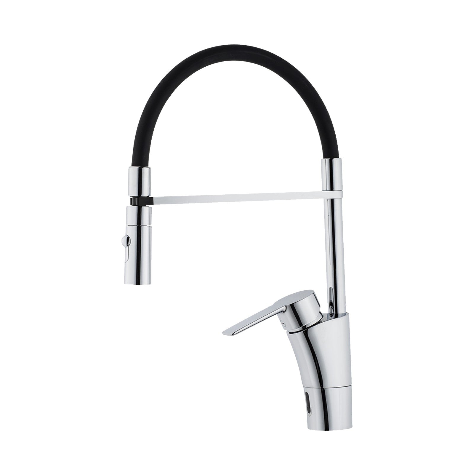 Mora Cera Duo Miniprofi keukenkraan met hendel, sensorbediening en handdouche, batterijvoeding, chro