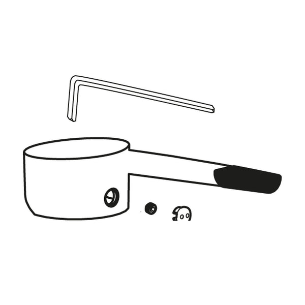 Mora Care hendel compleet voor MMIX eengreepsmengkranen, 150 mm, chroom 409390.AE