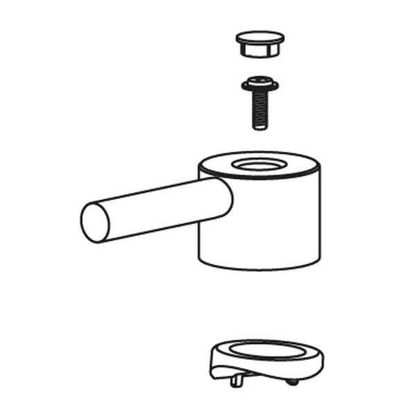 Mora hendel L=58 mm voor Mora Safe thermostaatkranen 409468.AE