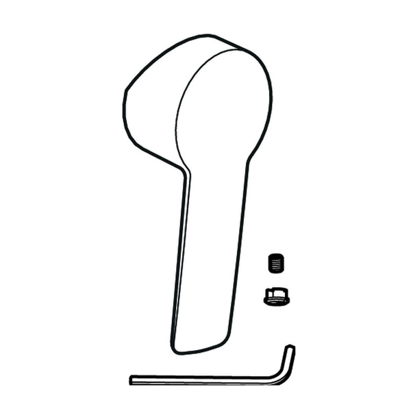 Mora hendel compleet voor Mora Cera mengkranen, chroom 409600.AE