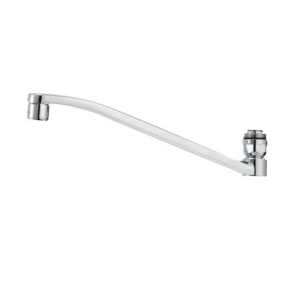 Mora draaibare uitloop L=250 mm, H=68 mm, aansluiting M26x1,5, chroom 450335.AE