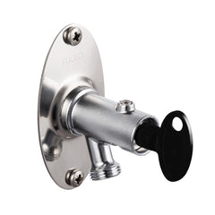 Mora Garden II 400mm Frost-free outdoor tap with key and knob Chrome