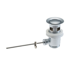 Mora pop-up waste zonder trekstang, voor wastafels met overloop, chroom 520294