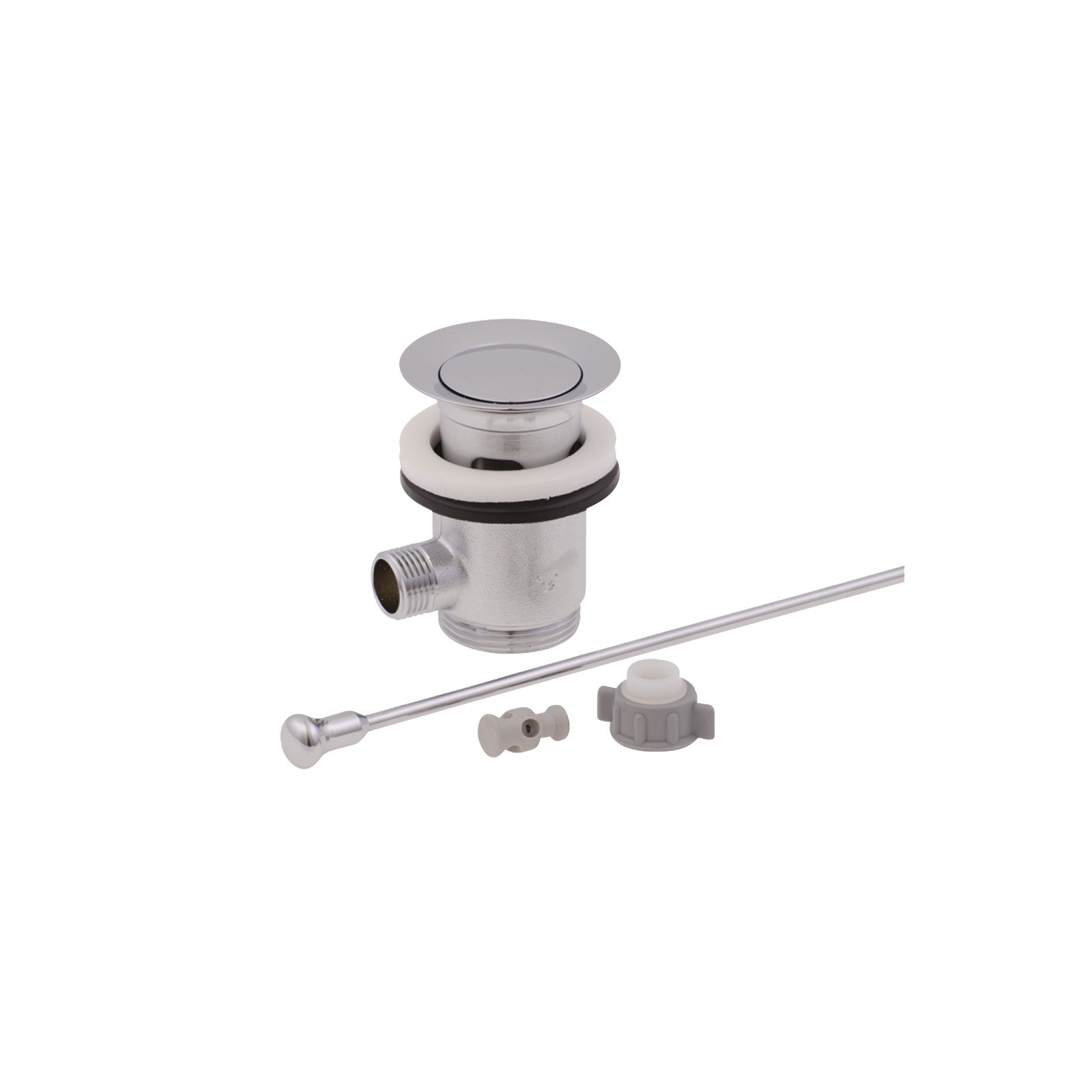 Mora Classic waste (pop-up afvoer) compleet met trekstang