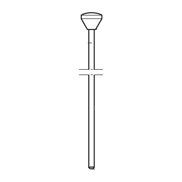 Mora trekstang voor waste, L=370 mm 529116.AE