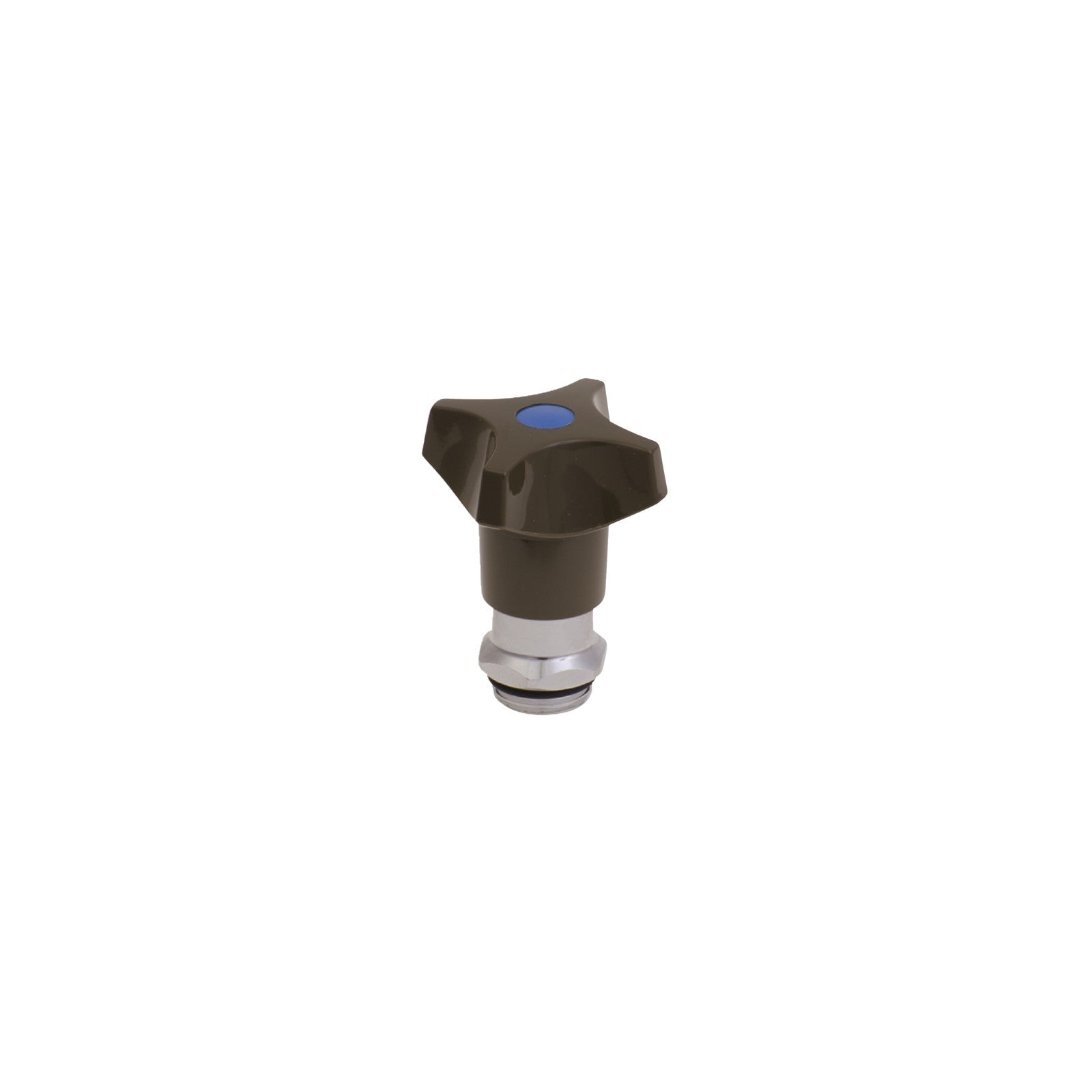 Mora kraanbovendeel G1/2 met kunststof knop, koud water (CW) 600200