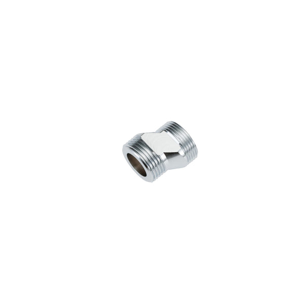 Mora excentrische aansluitkoppeling M26x1,5 x G¾, 5 mm, voor 150 mm kraan op 160 mm muurplaat, chroo