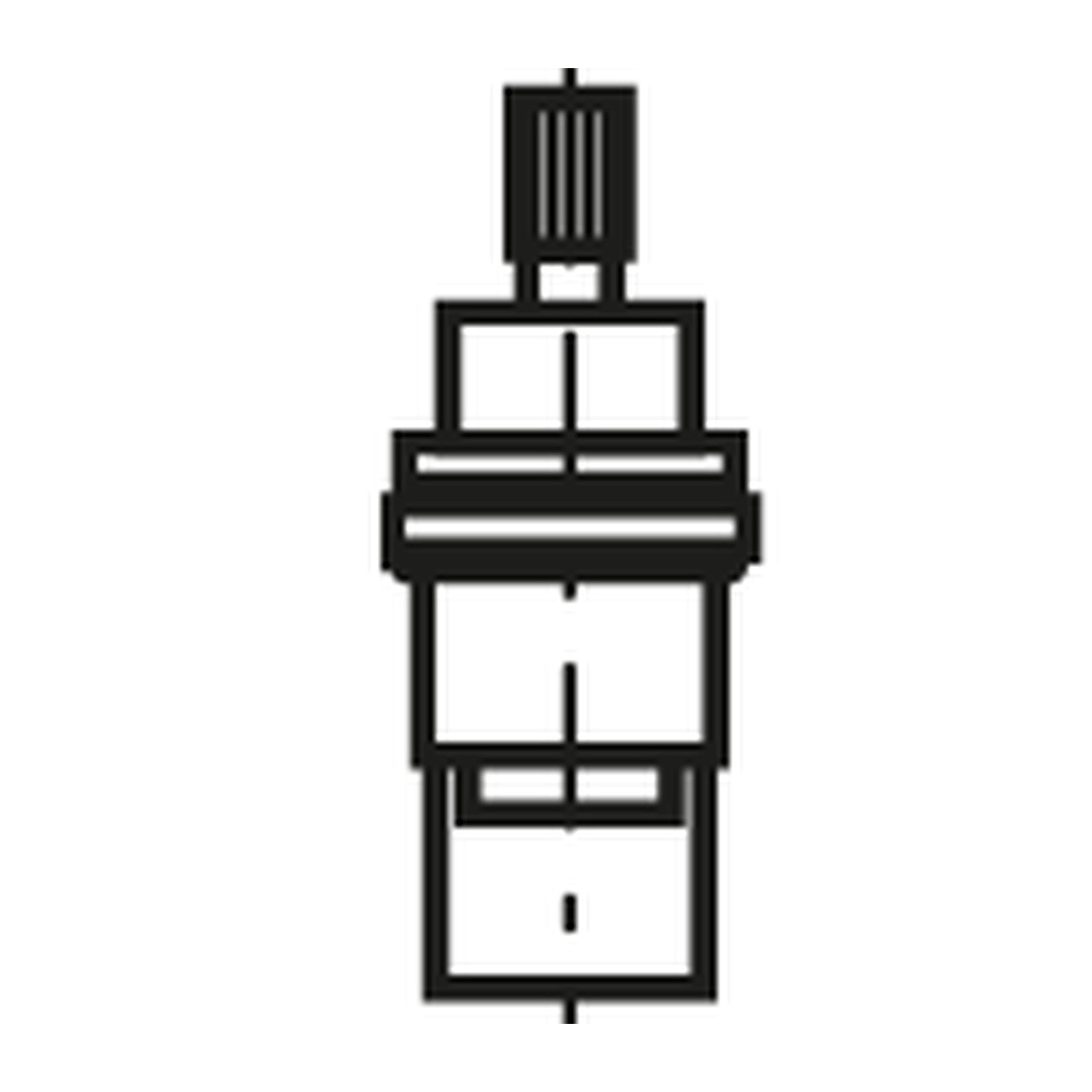 Mora aan/uit-bovendeel G½ voor Mora Mega thermostaatkranen 719026.AE