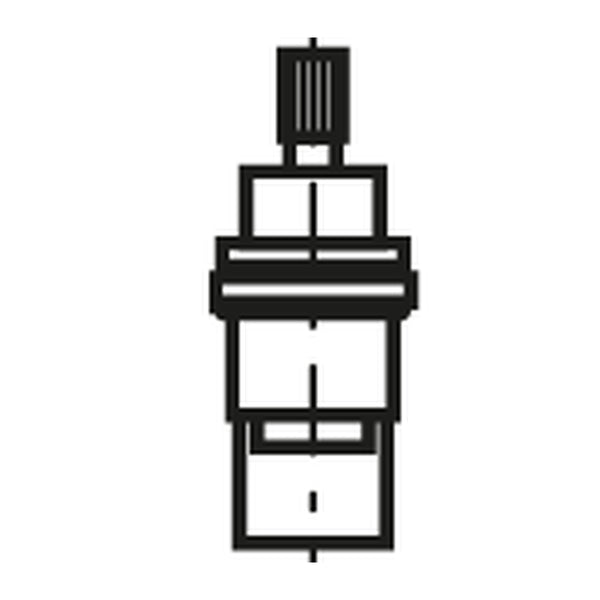 Mora aan/uit-bovendeel G½ voor Mora Mega thermostaatkranen 719026.AE