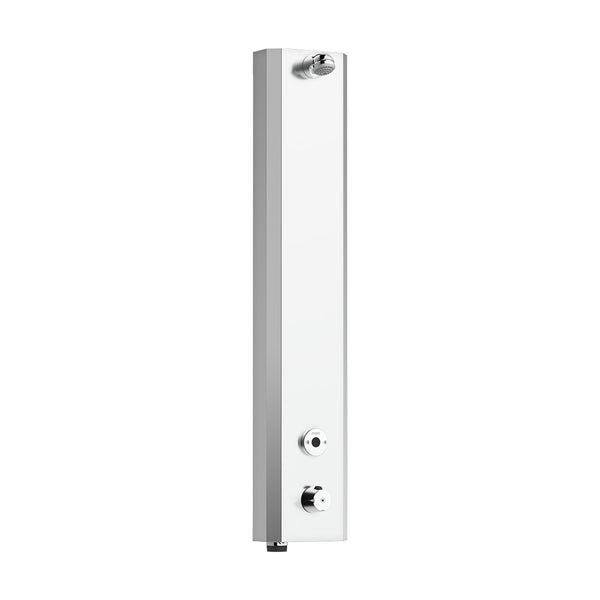 Mora Tronic WMS douchepaneel thermostatisch, netvoeding, aansluiting achter G1/2