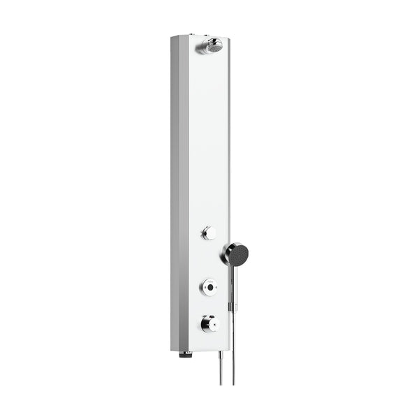 Mora Tronic WMS douchepaneel thermostatisch, netvoeding, aansluiting boven G1/2
