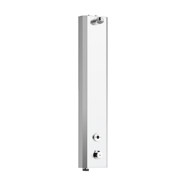 Mora Tronic WMS douchepaneel thermostatisch, netvoeding, aansluiting boven G1/2