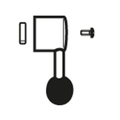 Mora hendel compleet voor Mora Tronic douchepaneel met thermostaat (tot 2019) 729122.AE