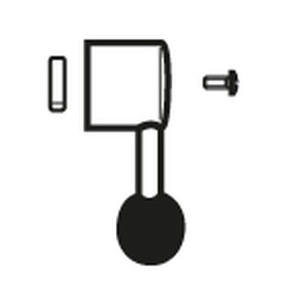 Mora hendel compleet voor Mora Tronic douchepaneel met thermostaat (tot 2019) 729122.AE