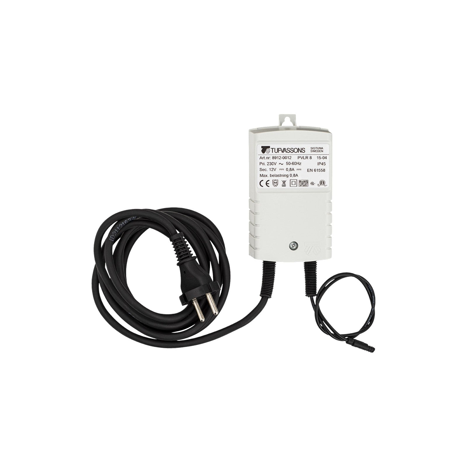 Mora transformator 6–12V DC (batterijvervanger) voor Mora Tronic kranen en douches 729471