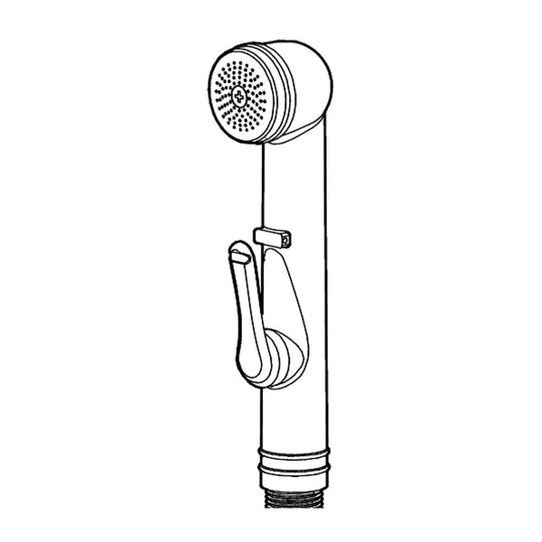 Mora zelfsluitende handdouche voor Mora MMIX Tronic WMS, chroom 729485.AE