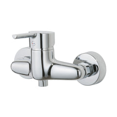 Mora MMIX W1 eengreeps wand-wastafelmengkraan, incl. S-koppelingen, uitloop apart te bestellen, chro