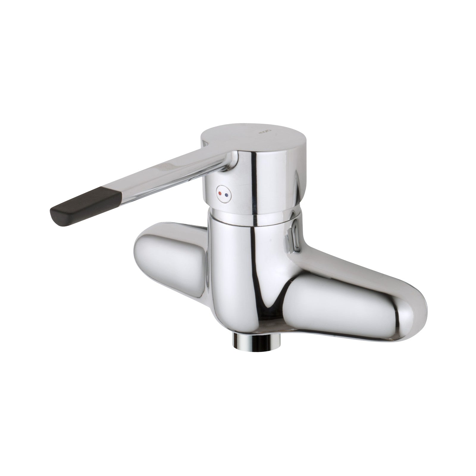 Mora MMIX W1 wand-wastafelmengkraan met zorggreep, incl. S-koppelingen, uitloop apart te bestellen, 