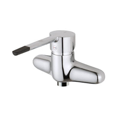 Mora MMIX W1 wand-wastafelmengkraan met zorggreep, incl. S-koppelingen, uitloop apart te bestellen, 