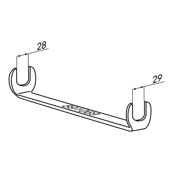 Mora combisleutel voor uitloop, voor Mora Temp en Mora Cera High Line/High Standard 891069.AE