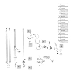 NewForm Onderdelen X-Touch 64415 keukenmengkraan
