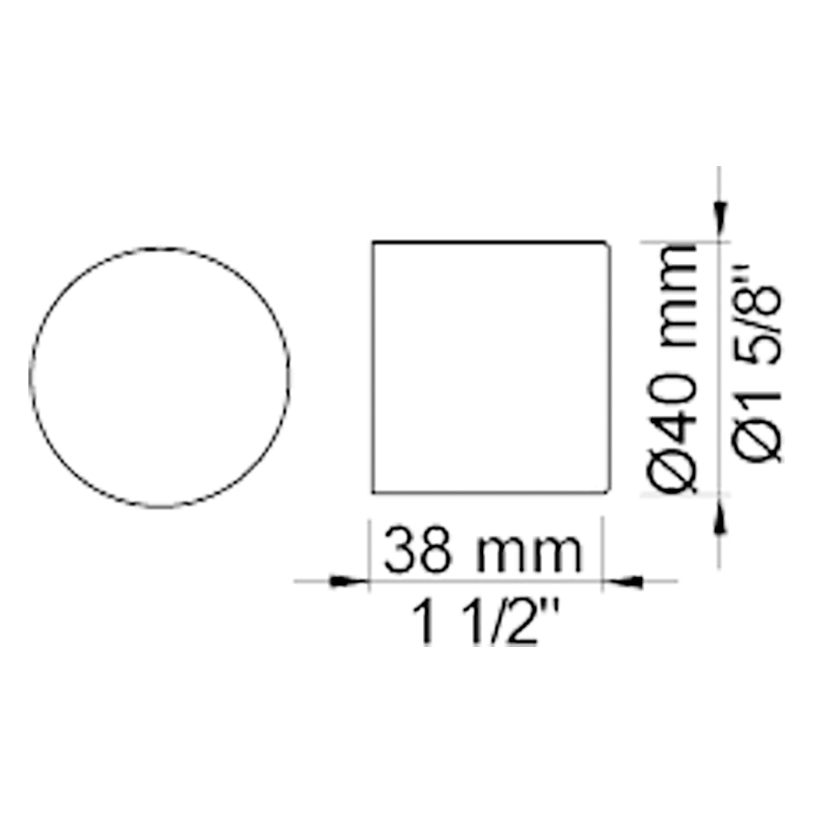 VOLA bedieningsknop voor 4000 serie NR41