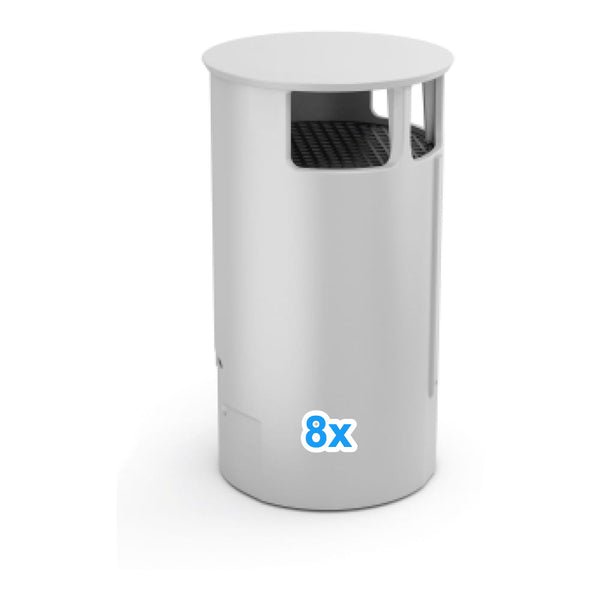 LAUFEN Cleanet Riva Carbon geurfilter, 8 stuks Wit Art. H8966960000001