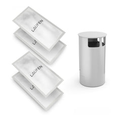 LAUFEN Cleanet Riva Set: geurfilter, 1 stuk + ontkalkingsmiddel, 2 x 2 stuks Wit Art. H8916970000001