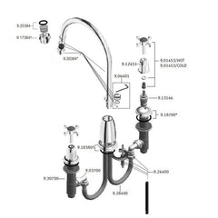 Onderdelentekening Perrin & Rowe Athenian 4370