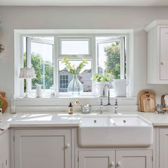 Perrin & Rowe Ionian 4193 chroom in een landelijke keuken