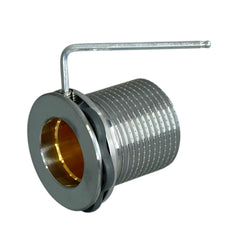 VOLA los koppelstuk div lengtes voor oa 19mm uitloop zonder kleurring VR1020K