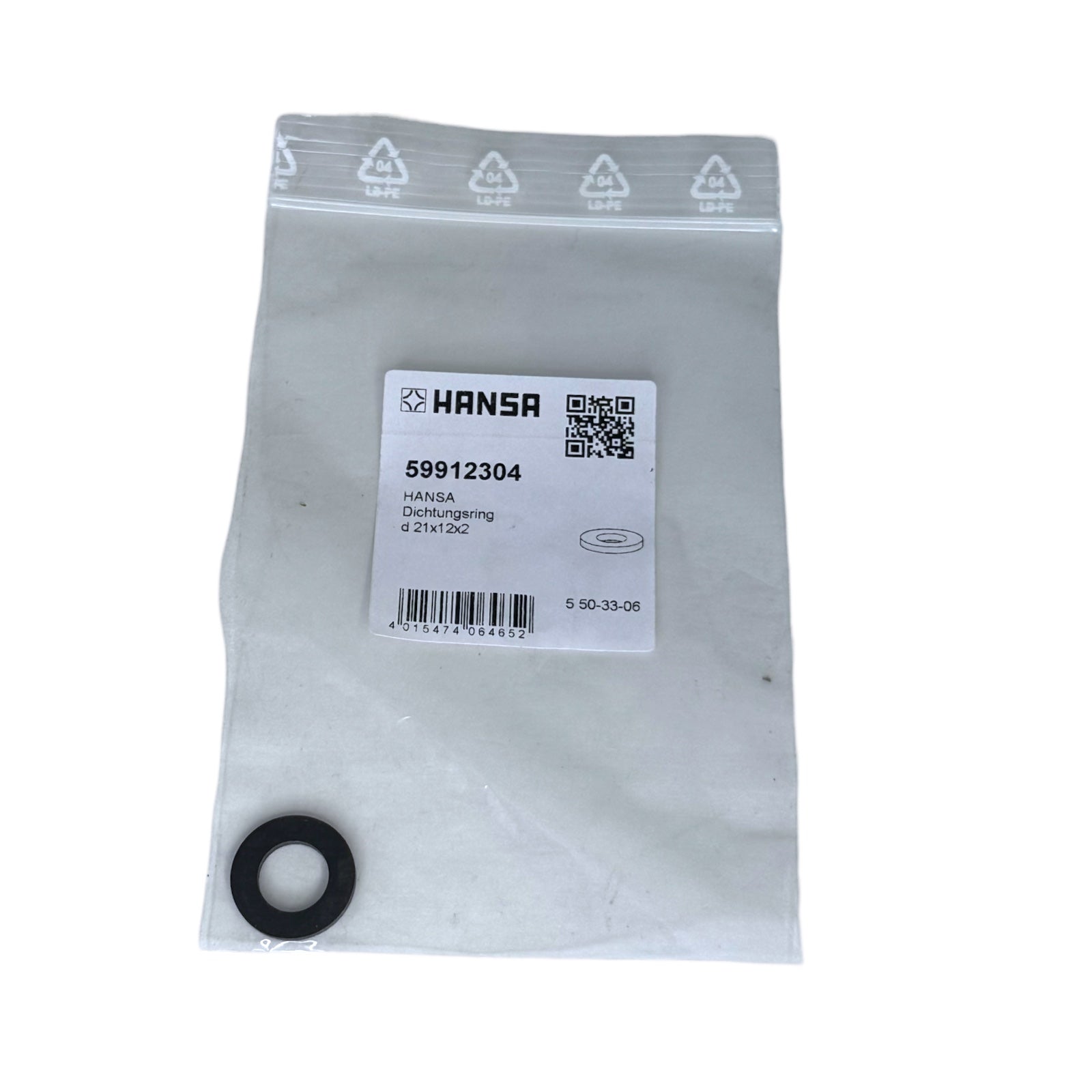 Hansa Dichtring Artikelnummer 59912304