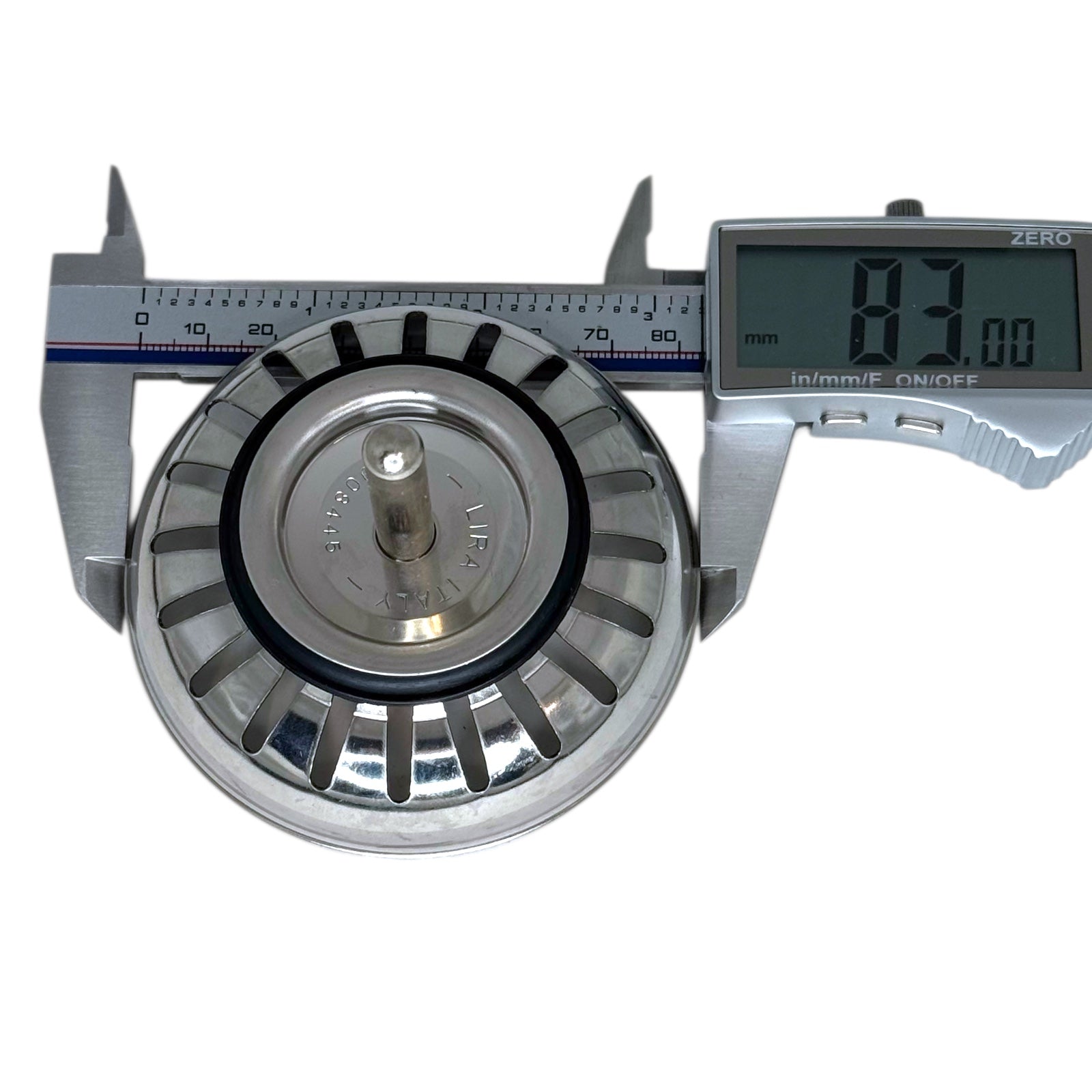 Franke Korfplug met korte stift en kogeltje ,50mm dichting chroom