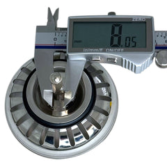 Franke Korfplug met korte stift en kogeltje ,50mm dichting chroom