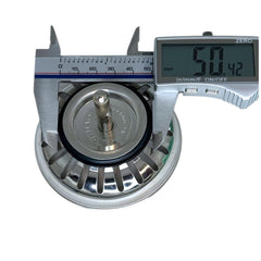 Franke Korfplug met korte stift en kogeltje ,50mm dichting chroom