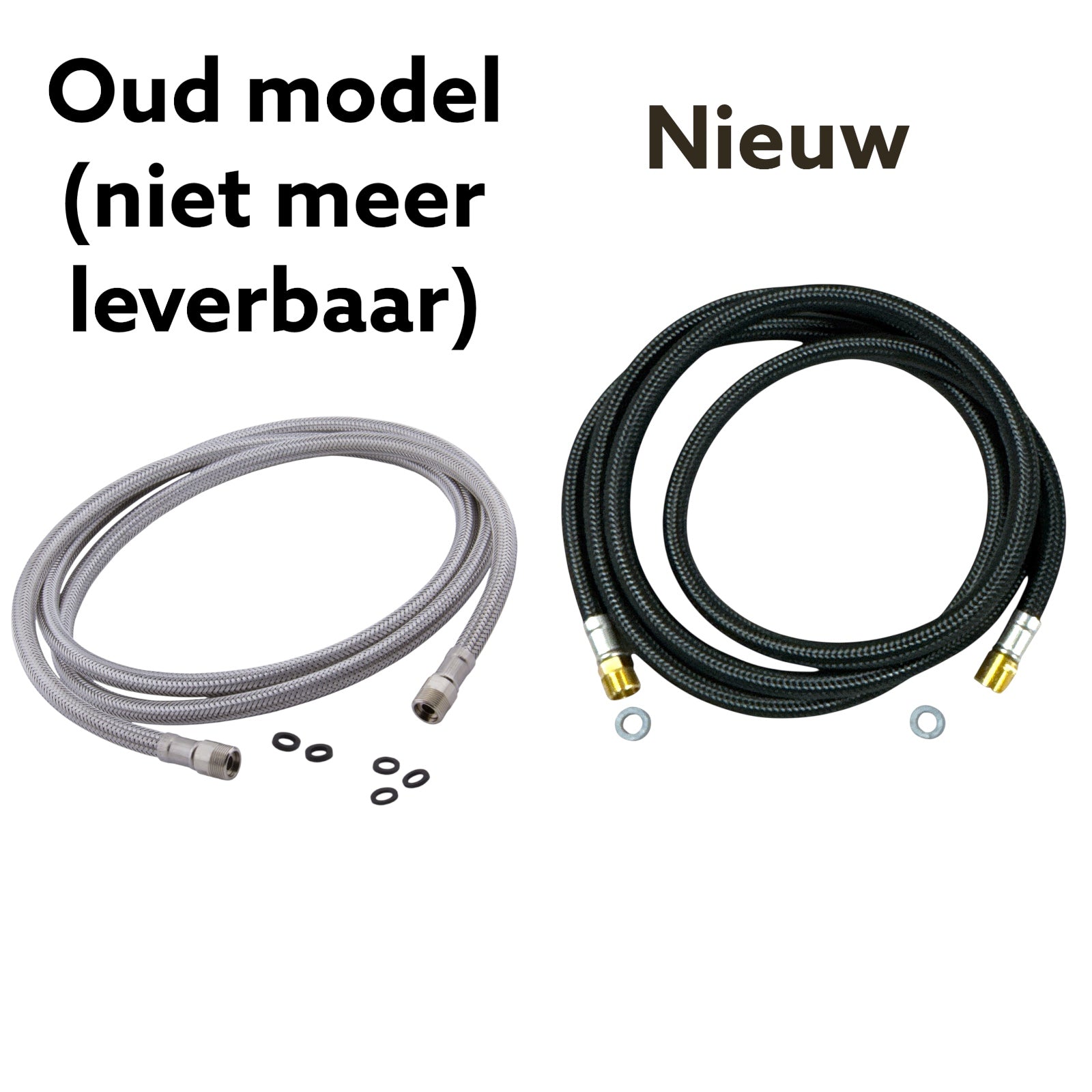 Gessi losse aansluitslang tbv handdouche Artikel R0387.031 / SP00718.031
