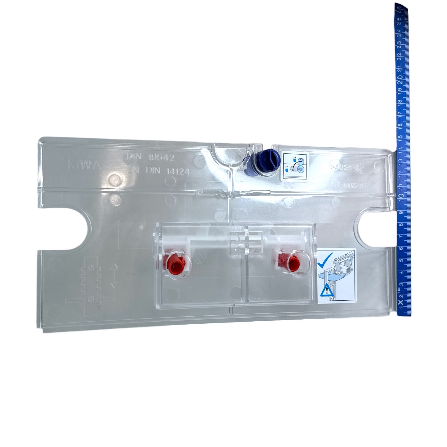 Sanit afdekplaat met hevels voor de bediening Art. 73.281.01..0000