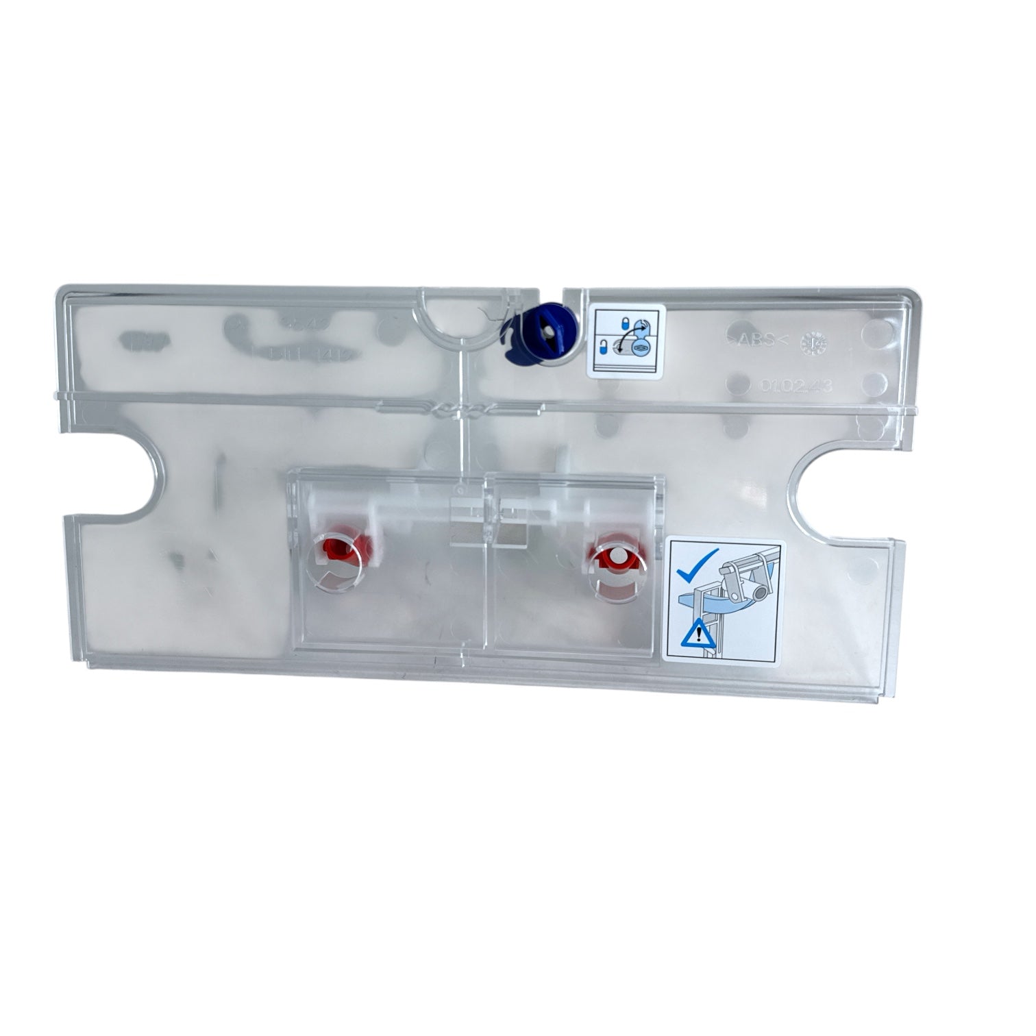 Sanit afdekplaat met hevels voor de bediening Art. 73.281.01..0000