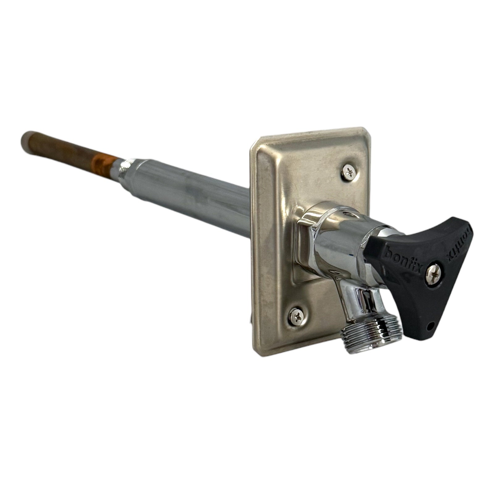 Bonfix luxe vorstvrije gevelkraan Max. inkortbaar tot 17cm incl knop en sleutel 71606