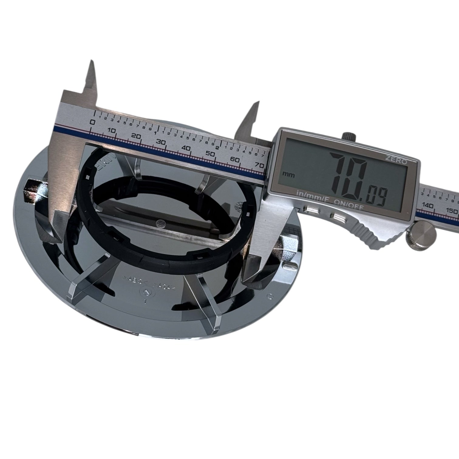 Geberit deksel tbv Uniflex douchebaksifon DN90 (diameter deksel 115mm) chroom